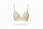 Aura 100% 6A Mulberry Silk Mesh Detail Bralette