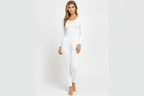 Aura 100% 6A Mulberry Silk Knit Long Sleeve Top