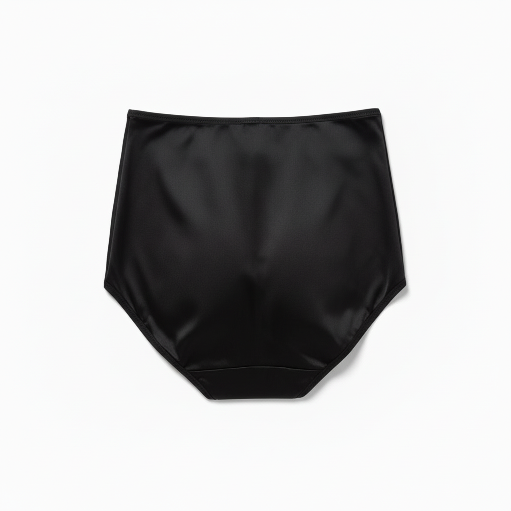 Aura 100% 6A Mulberry Silk High-Waist Performance Brief