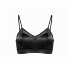 Aura 100% 6A Mulberry Silk Mesh Detail Bralette
