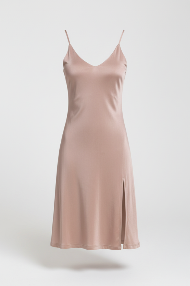 Aura Silk 100% 6A Mulberry Silk Bias-Cut Slip